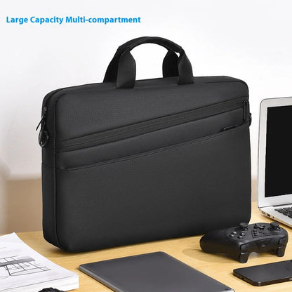 High Quality Business PVC Shoulder Messenger Bags Trendy Briefcase Bag Office Handbags 15 17 inch Laptop Bag