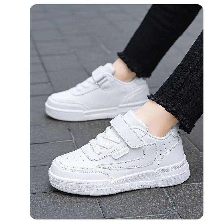 Spring and Autumn Running Sneakers for Kids Non-slip Shoes for Boys Sneakers Leather Kids Tennis Hugh Fashion Mesh Kids Shoes