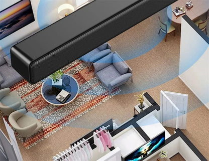 Original Bluetooth Subwoofer Soundbar TV Áudio Echo Wall Computador Alto-falante Home Theater Música Wireless Bluetooth Speaker Presente