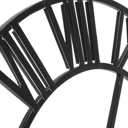 Modern 3D Large Wall Clocks Roman Numerals Retro Round Metal Iron Accurate Silent Nordic Hanging Ornament Living Room Decoration