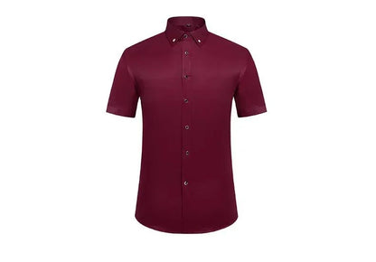 New Men's White Shirt Korean High End Version Free Shipping Popular Clothes Short Sleeve Long Sleeve Casual Suit Bottom Shirts
