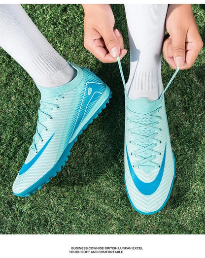 Men Professional Training Football Boots Ultralight Soccer Shoes Unisex Wholesale Women Breathable Drop Shipping Indoor Futsal