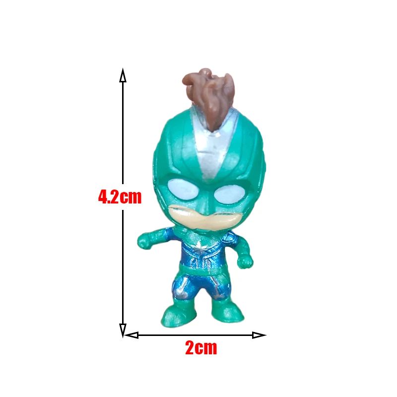 Marvel Christmas Advent Calendar Box Disney Mini Q Version Hulk Anime Figure Spiderman Iron Man Kids Toys 24pcs Figure Gift Box