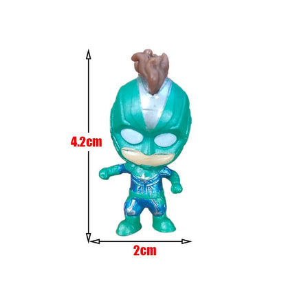 Marvel Christmas Advent Calendar Box Disney Mini Q Version Hulk Anime Figure Spiderman Iron Man Kids Toys 24pcs Figure Gift Box