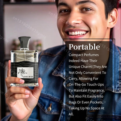 Napoleão Perfume Colônia Masculino Amadeirado Spray Flertar Feromônio Longa Duração Sexo Oposto Fragrância Cavalheiro