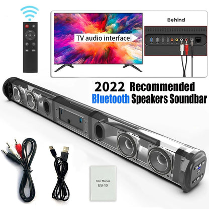 Echo Wall Portable Bluetooth Speaker 3D Stereo Surround Desktop Home TV Computer Outdoor Ultra Power Sound Projector Subwoofer