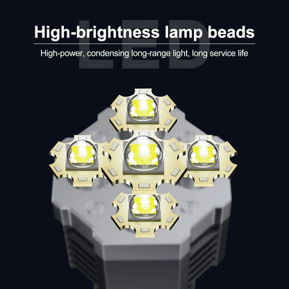 COB High Power LED Flashlight USB Rechargeable Waterproof Lamp For Camping Hiking Fishing Portable Flashlight Emergency Lantern