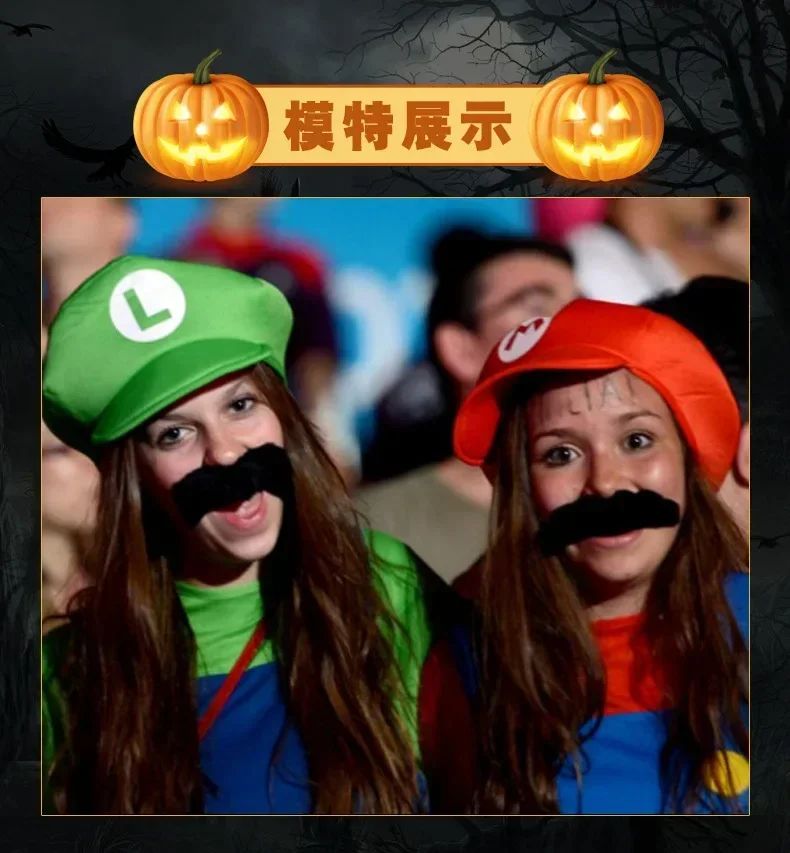Chapéu de Desenho Animado Super Mario Bros Chapéu Adulto Infantil Jogo Super Luigi Bors Chapéus Boné Vermelho Verde Presentes Cosplay Infantil