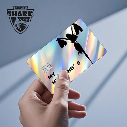 Filme de cobertura holográfico a laser Magic Shark Skull Panda Hunter Broke Blue Eyes Dragon para cartão de crédito e débito bancário
