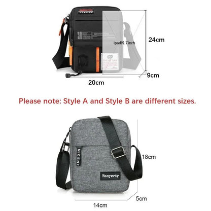 New Men's Fashion Oxford Bags Shoulder Bag Man Waterproof Messenger Crossbody Bags for Men 2025 Business Bags for Men ??? ??
