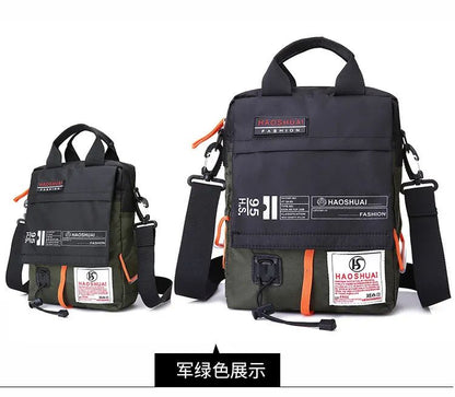2024 New Shoulder Messenger Bag Casual Men's Bag Portable Briefcase Nylon Waterproof Outdoor Bag Man Messenger Trend Handbags