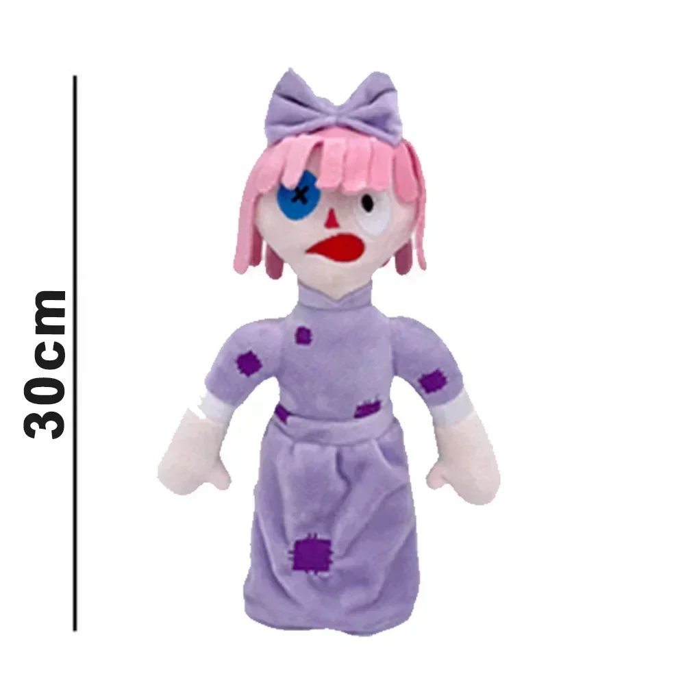 /New Styles The Amazing Digital Circus Pomni Jax Plush Toy Anime Cute Theater Rabbit Doll Cartoon Clown Christmas Kids Gifts