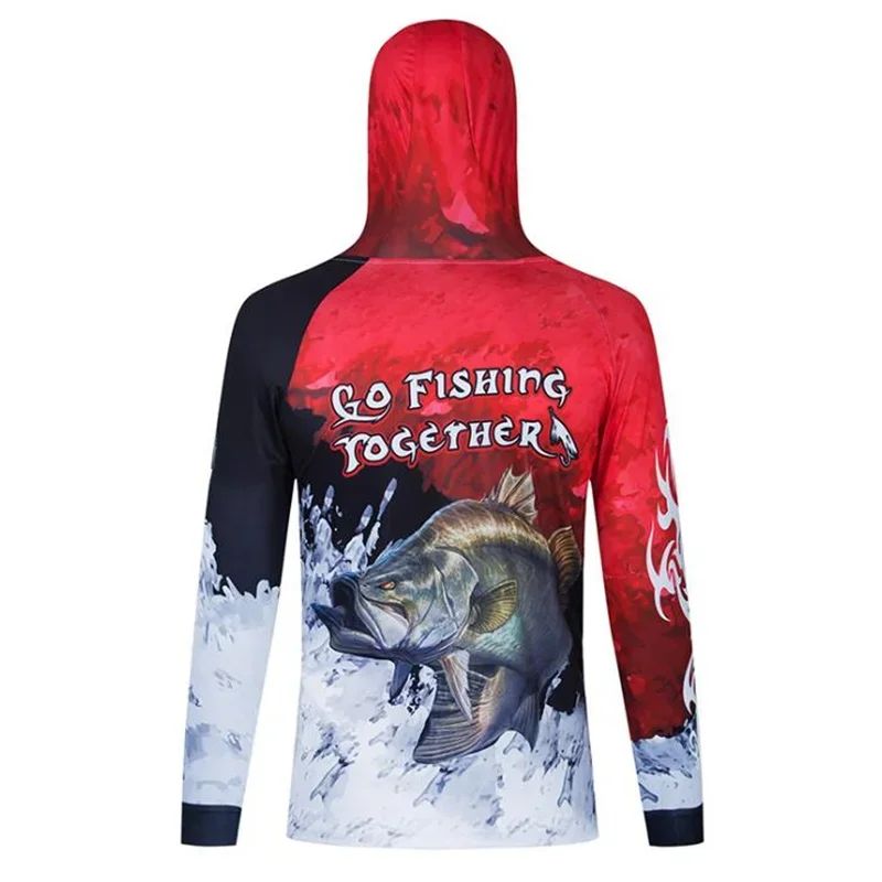 Camisa de Pesca Masculina de Manga Longa Profissional Respirável de Secagem Rápida com Capuz Anti-UV para 2026, Roupas Masculinas de Pesca para Uso Externo, Casaco de Pesca