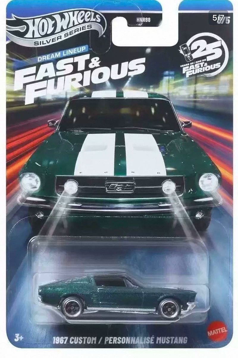 Hot Wheels Série Prata 2026Fast & Furious Dream Lineup Subaru Chevy Ford Camaro Nissan Carro de Liga Fundida em Escala 1:64 Presente Colecionável
