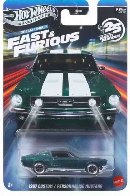 Hot Wheels Série Prata 2026Fast & Furious Dream Lineup Subaru Chevy Ford Camaro Nissan Carro de Liga Fundida em Escala 1:64 Presente Colecionável