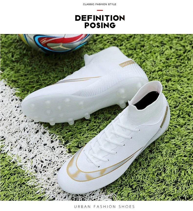 New Men Women Professional Soccer Shoes Football Boots Hot-selling High-quality Training Futsal TF Shoes Match Grass Cleats