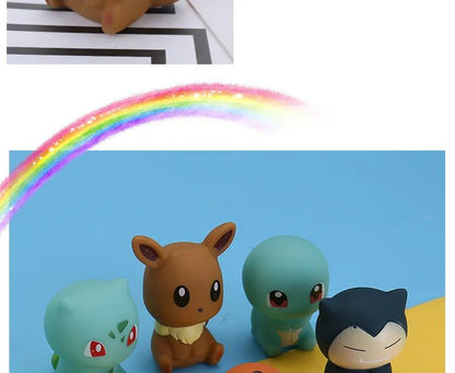6pcs Pokemon Pikachu Figures Bathroom Bath Shower Baby Children Play Water Bath Toys Kids Sprinkling Shower Decompression Toys