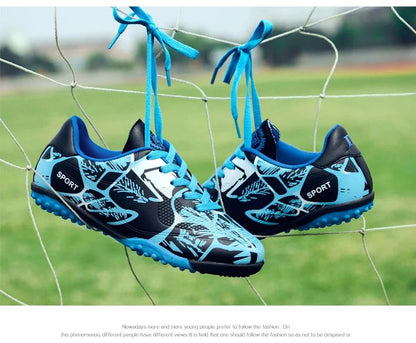 Professional Kids Soccer Shoes Men Original Football Shoes Indoor Society Cleats Football Field Boots TF/AG Fast Match Sneaker