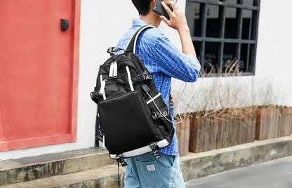 New Eevee Charizard USB Teenagers Schoolbags Women Men Laptop Travel Backpack Girl Boys Kids School Book Bags