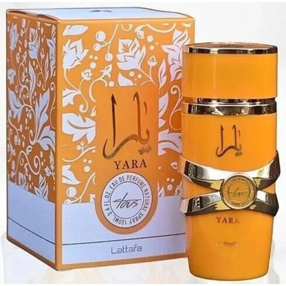 Yara Tous Eau De Parfum 100ml (3.4 oz) da Lattafa Perfumes Fragrância Feminina Elegante Picante de Longa Duração Presente para Mulheres
