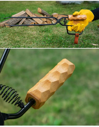 Outdoor barbecue charcoal clip,extended and thickened anti scalding charcoal clip,essential carbon clip for camping,travel,home