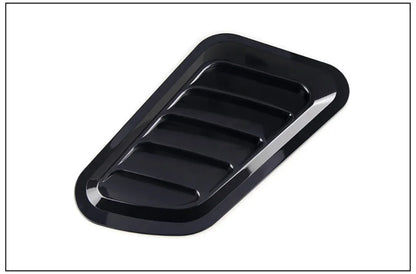 2PCS Car Hood Tuning Decoration Stickers Universal Air Intake Auto Hood Scoop Bonnet Vent Cover Carbon Fiber Decoration Styling