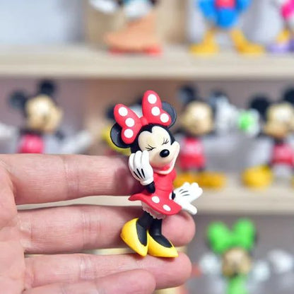 Disney Steamboat Willie Mickey Mouse Anime Figure Model Toys Cake Desktop Decoration Collectible Dolls Toys Gifts for Children