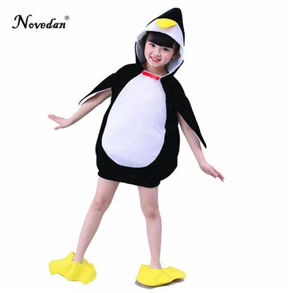 Pingouin Halloween Costume bébé enfants enfant en bas âge infantile garçons filles déguisement Animal Cosplay carnaval fê