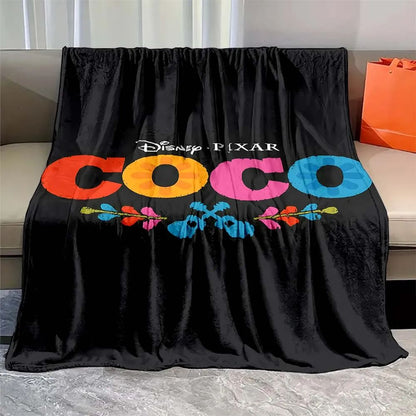 Soft Coco Miguel cartoon Blanket Warmth Plush Throw Blanket Bedspread Sofa Suitable for Living Room Bedroom Warm Blanket