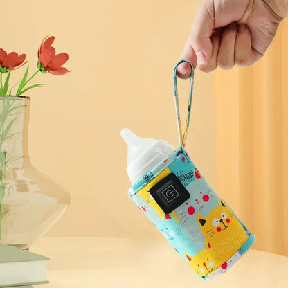 Bottle Warmer Multi Functional Bottle Heater Portable Adjustable USB Insulated Bag Baby Milk Food Warmer Tool Home Car Travel