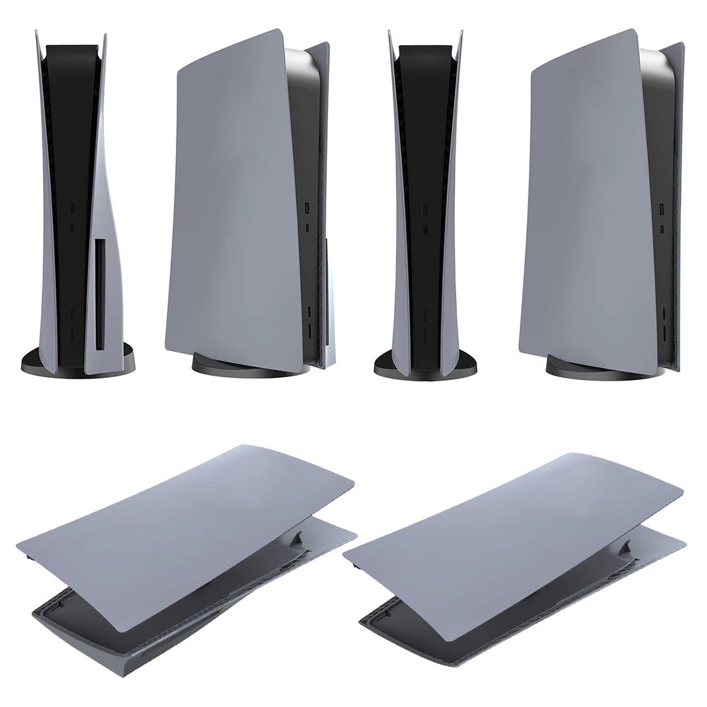 For PS 5 Disc/Digital Edition Console Gray Faceplate Anti-Scratch Hard Shell Dust Cover 30th Anniversary Shockproof Cover Plates
