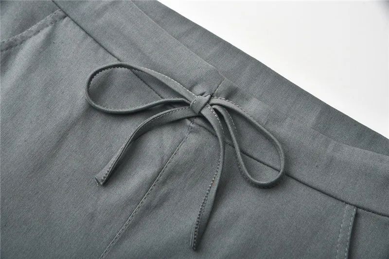 2022 New Solid Jogger Women's Cargo Pants Multi-Pocket Drawstring Elastic Waist Women Sports Pants Streetwear Casual Long Pant