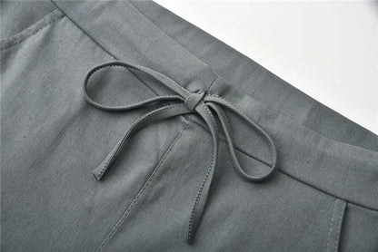 2022 New Solid Jogger Women's Cargo Pants Multi-Pocket Drawstring Elastic Waist Women Sports Pants Streetwear Casual Long Pant