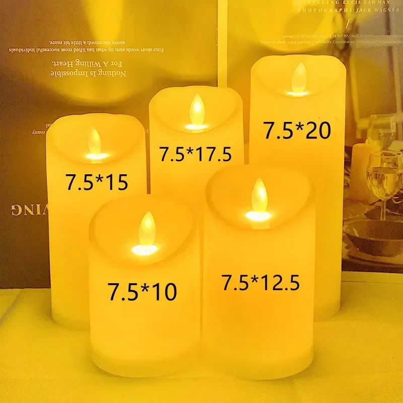 1~10PCS Swing LED Candles Flameless Flickering Light Flameless Candle for Christmas Wedding Decor Birthday Party Supplie  ?