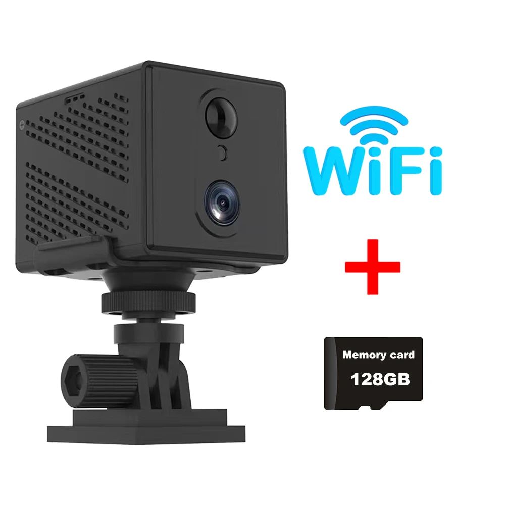 5MP 4G SIM Card Mini Camera Human Detection WiFi Camera Built-In 3000mAh Battery Security Surveillance Camcorder Video Recorder