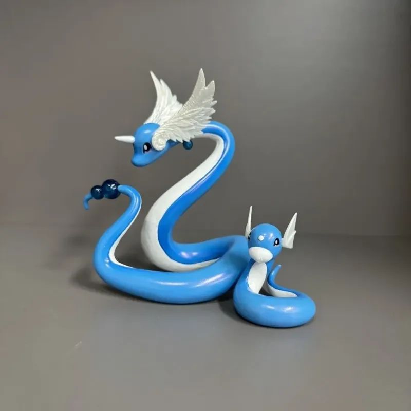 Anime Cartoon Figure Dragonair And Dratini Action Figures 12cm Pvc Collection Model Toys Gifts High Quality Desktop Decoration