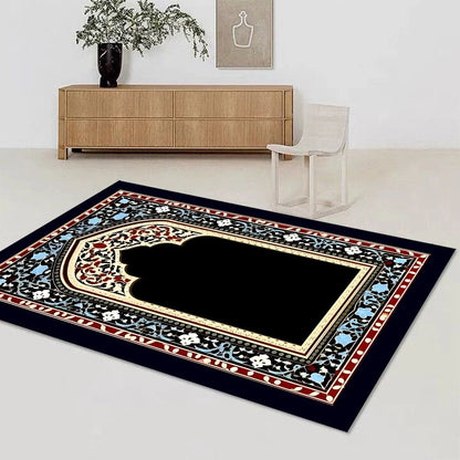 Islamic Muslim Carpet for Living Room Bedroom Bedside Floor Mat Home Lounge Decoration Absorbent Anti-Slip Doormat Prayer Rugs