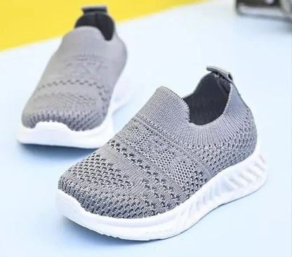 Baby Sneakers 2025 Fashion Children Flat Shoes Infant Kids Baby Girls Boys Solid Stretch Mesh Sport Running Sneakers Shoes