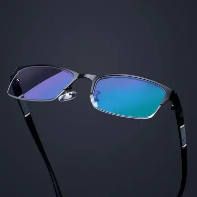 Óculos de Leitura Masculino Feminino de Alta Qualidade Meio Aro Dioptria Óculos de Grau Negócios Masculino Presbiopia Lentes De Leitura Mujer