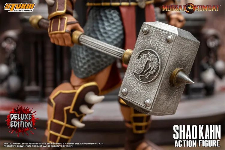 Storm Toys Mortal Kombat Final BOSS Shao Kahn DCMK14 Luxury Edition Vilão Goro DCMK18 Action Figure Modelo Brinquedos Presentes Em Estoque