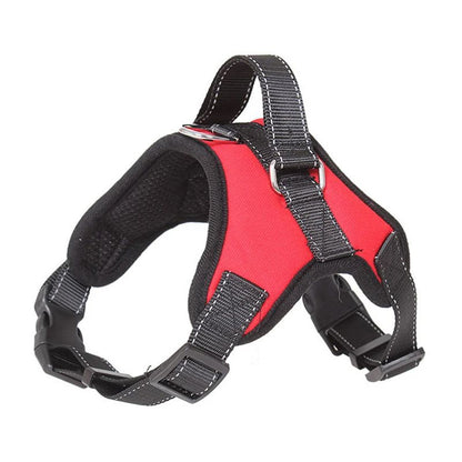 Conjunto de Coleira e Peitoral para Cães Sem Puxar, Ajustável, Confortável com Alça de Fácil Controle para Correr ao Ar Livre, Caminhar, Coleira Mãos Livres