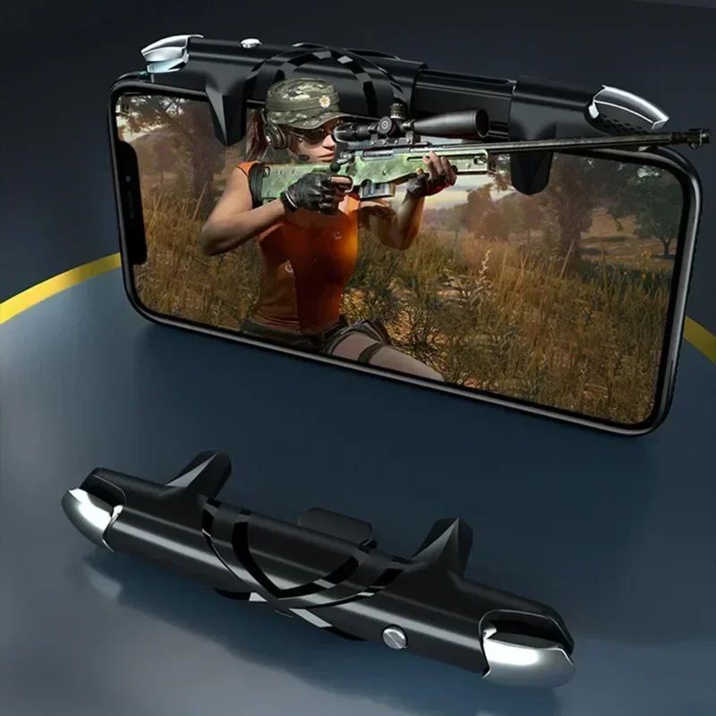 G5 Mobile Game Controller for PUBG Gaming Trigger Shooter Aim Fire ABS Key Button Gamepad Joystick for IPhone Android Smartphone