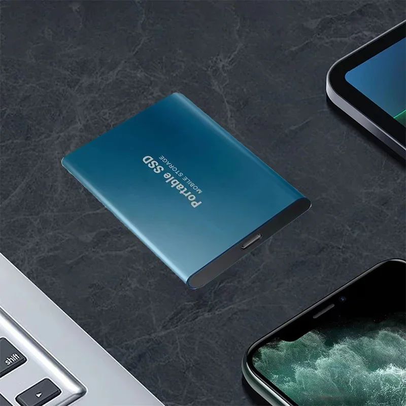 SSD Portátil de Alta Velocidade 1TB Disco Rígido Externo Interface USB3.1 Disco Rígido 2TB Unidade de Estado Sólido 4TB Armazenamento em Massa para Laptop/PC