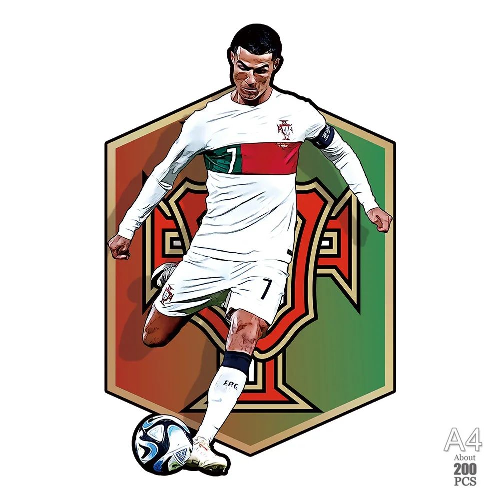 irregular Football Star Wooden Jigsaw Sports Stars Puzzle for Kids Adults Educational Fabulous Gift 300 Pcs DIY Puzzle Toys