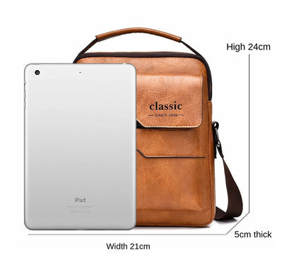 Men Crossbody Bag Men Shoulder Bags Zippers Handbags Large Capacity Artificial Leather Bag For Male Messenger Tote Bags bolsa