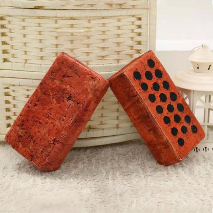 Simulation Brick Wood Block Pillow Nap Rest Sponge Cushion Plush Pillow Home Decor Sofa Ornament Bedroom Sleeping Pillow Cushion