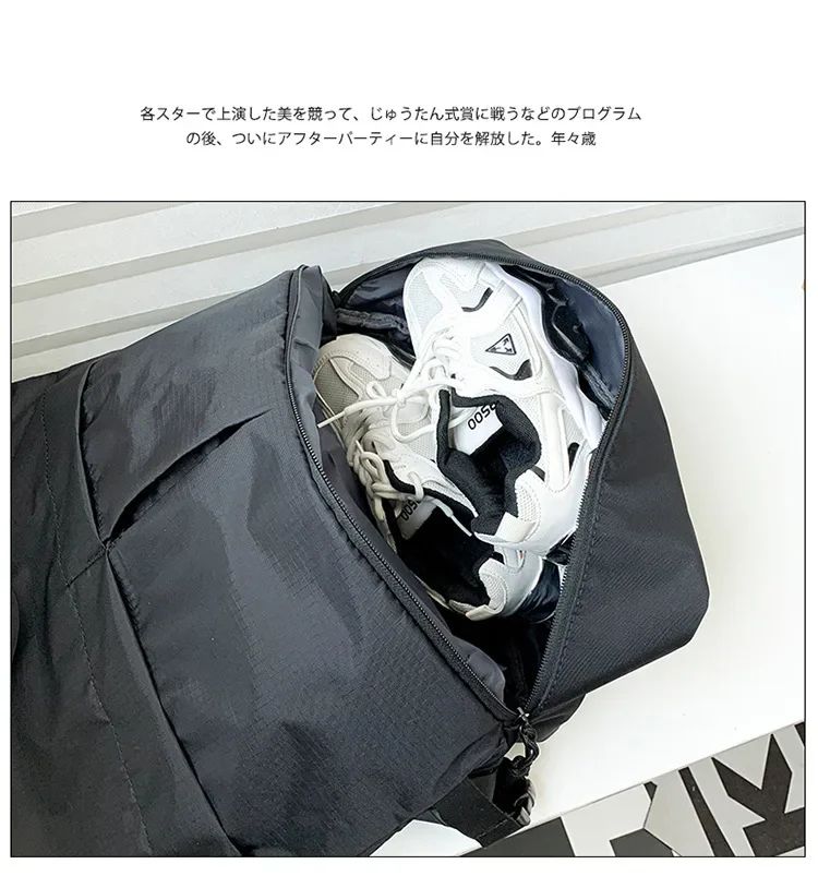 Mochila Unissex de Grande Capacidade Masculina e Feminina Mochilas de Nylon Impermeáveis Esportivas Modernas Mochilas Escolares Portáteis de Lazer Viagem