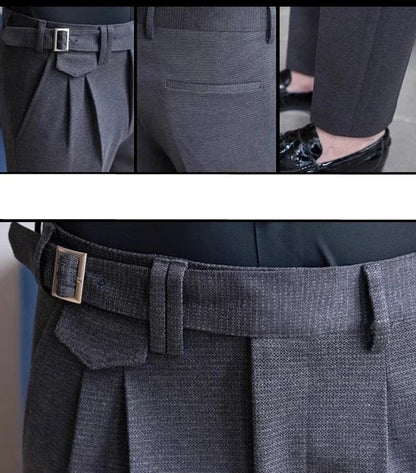 Calças de Terno Masculinas, Calças de Vestir Slim Modernas, Calças Brancas Pretas Azuis Verdes Pantalones Hombre Outono/Inverno Masculino, Novidade 2025