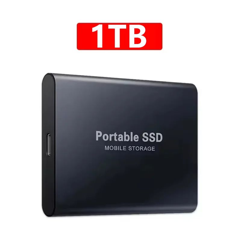 SSD Externo Premium 2TB/4TB com Interface USB 3.1/Tipo-C de Alta Velocidade à Prova D'água e Poeira, Adequado para PC/Mac