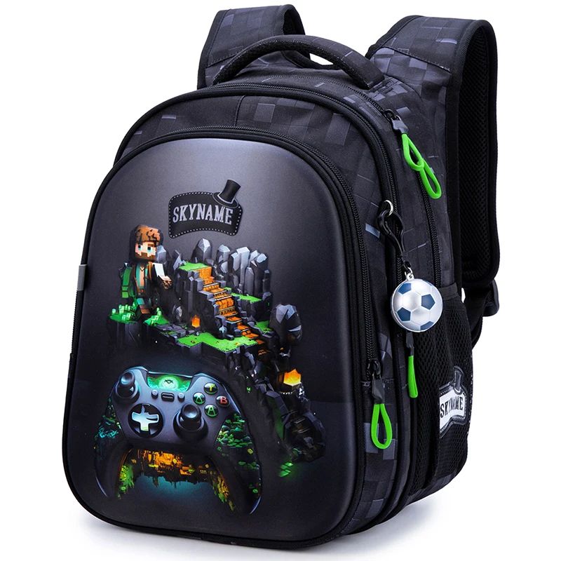 Mochila Escolar Infantil Nova Para Meninos Desenho Animado Jogo Mochila Impermeável Para Meninos Bolsas Escolares Infantis Primária